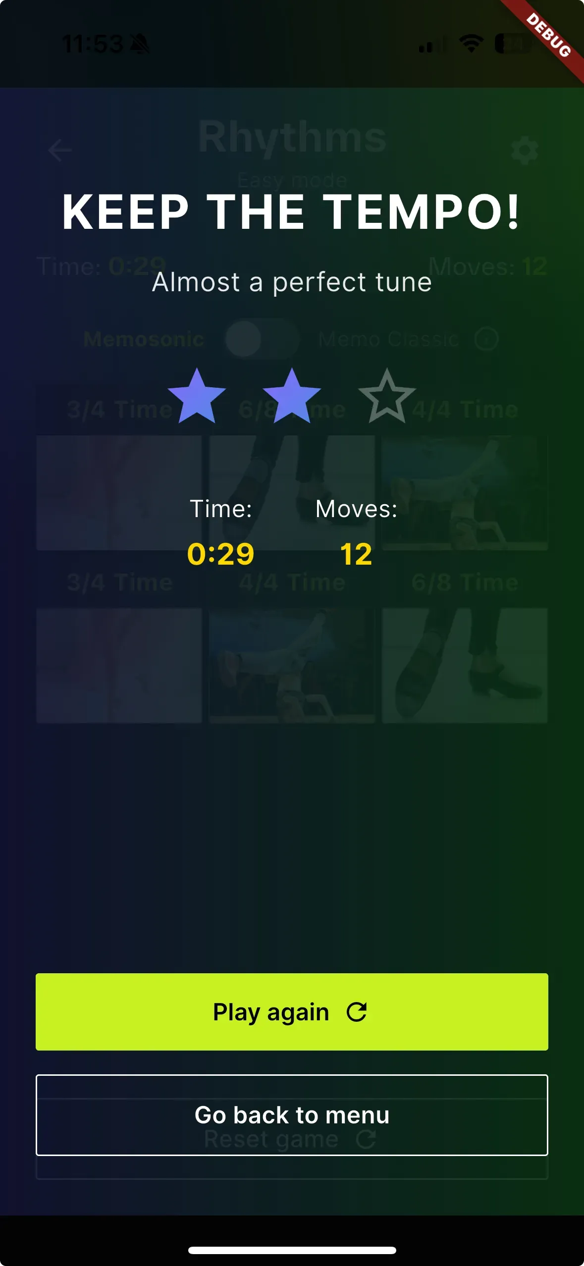 Game completion